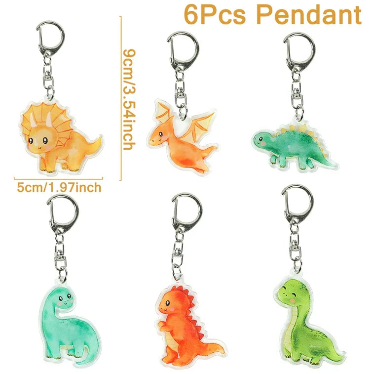 Jungle Animal Keychains Safari Animal Keychains Lion Giraffe Elephant Key Chains Animal Birthday Theme Decor Baby Shower Party