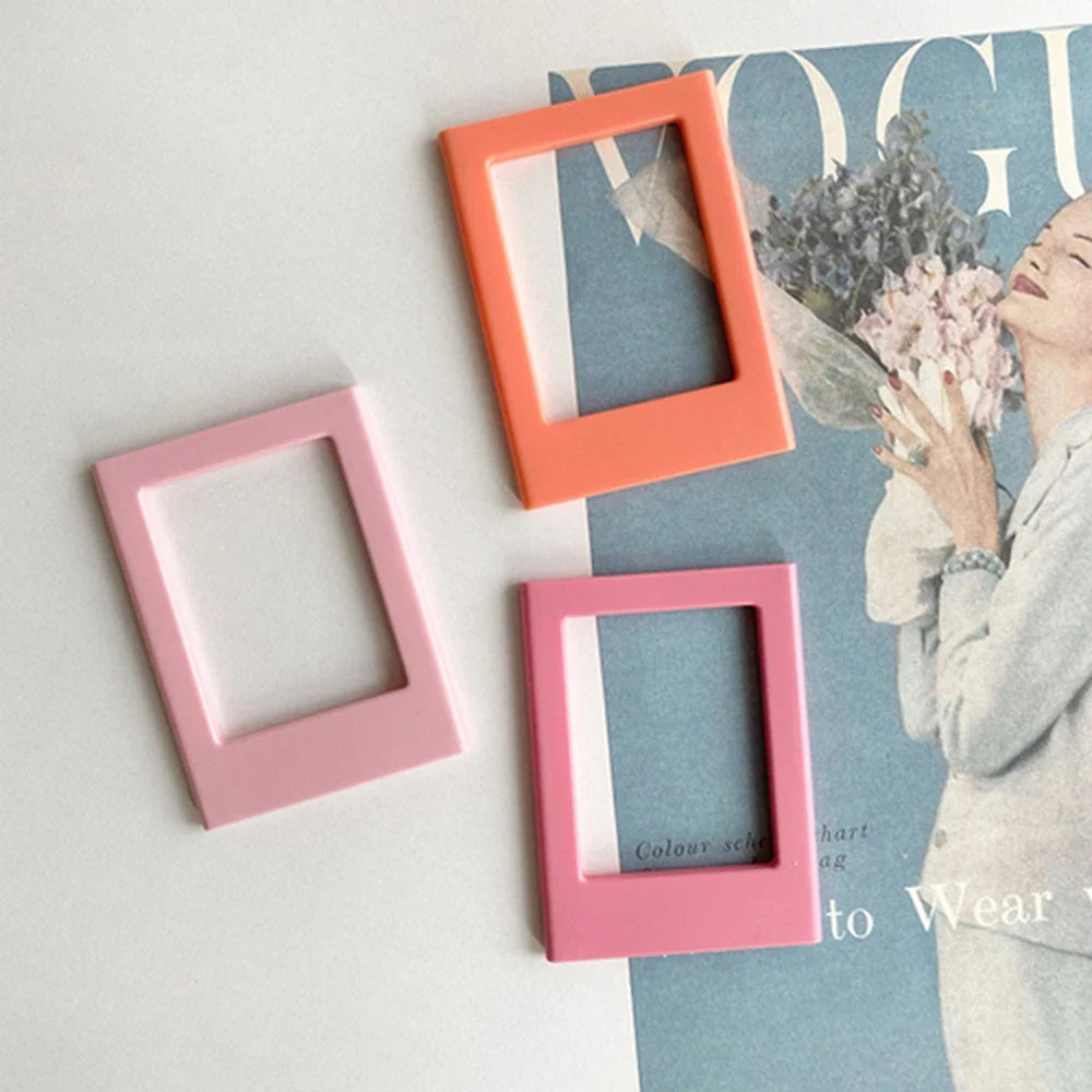 New Magnetic Picture Frames for Refrigerator 3 Inch Fridge Color Photo Frame Magnets Album Valentine's Day Gift Anniversary