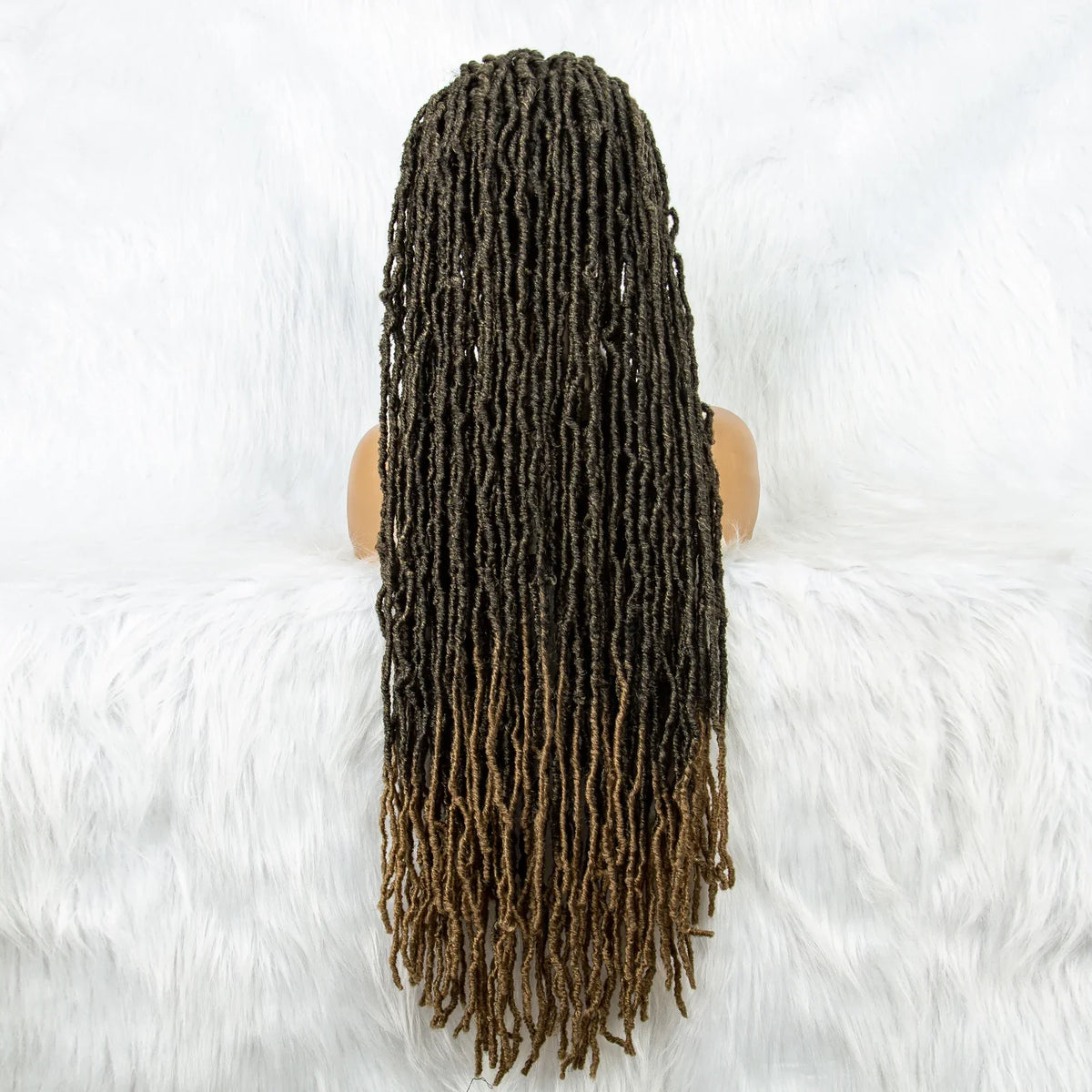 KIMA 36" Colorful Dreadlocks Braids Wig | Full Lace Front & Baby Hair