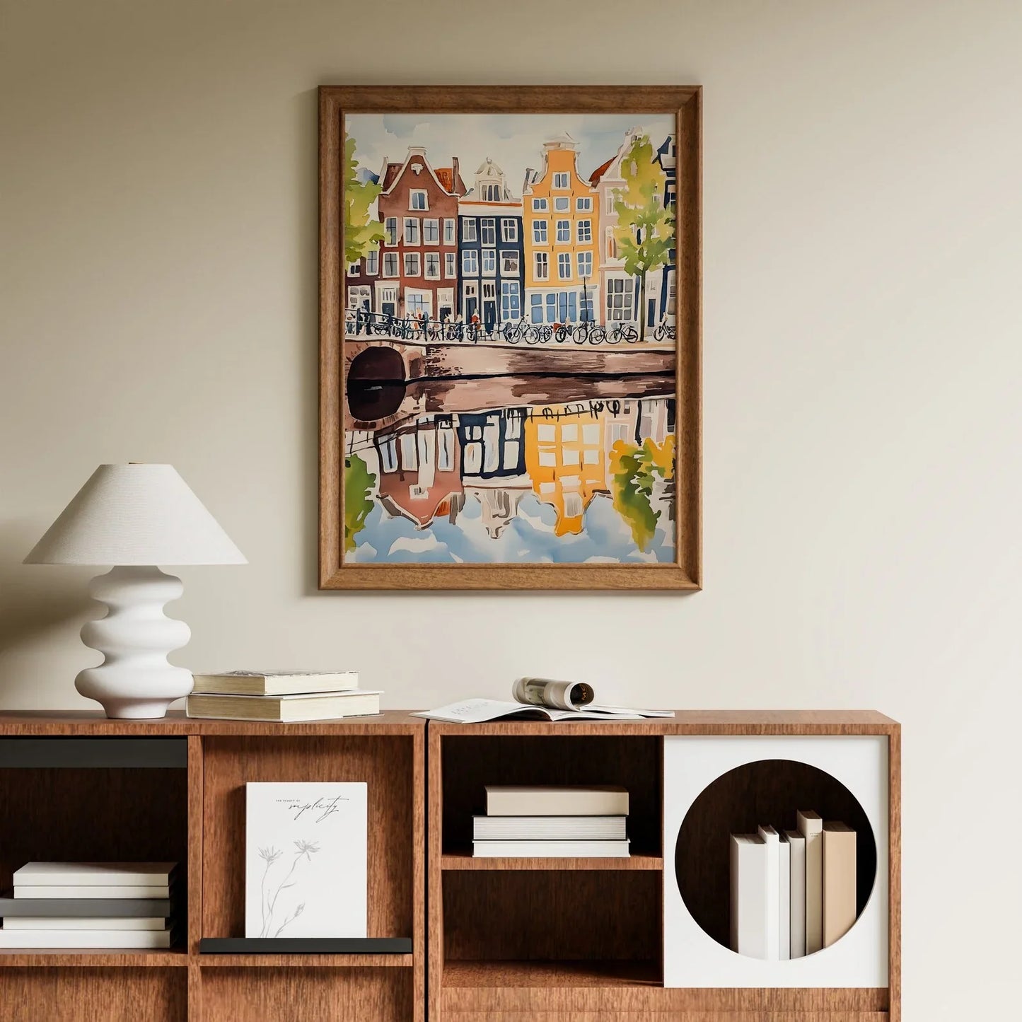 Flower market Amsterdam Watercolor Painting,Amsterdam Wall Art,Amsterdam Canals Print,Netherlands Travel Print, City Poster,Birt