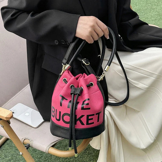 New Fashion Women's Bucket Bag Trend | Brand Casual Versatile Shoulder Bag & High-end Classic Crossbody Bag (Designer Luxury Handbag)