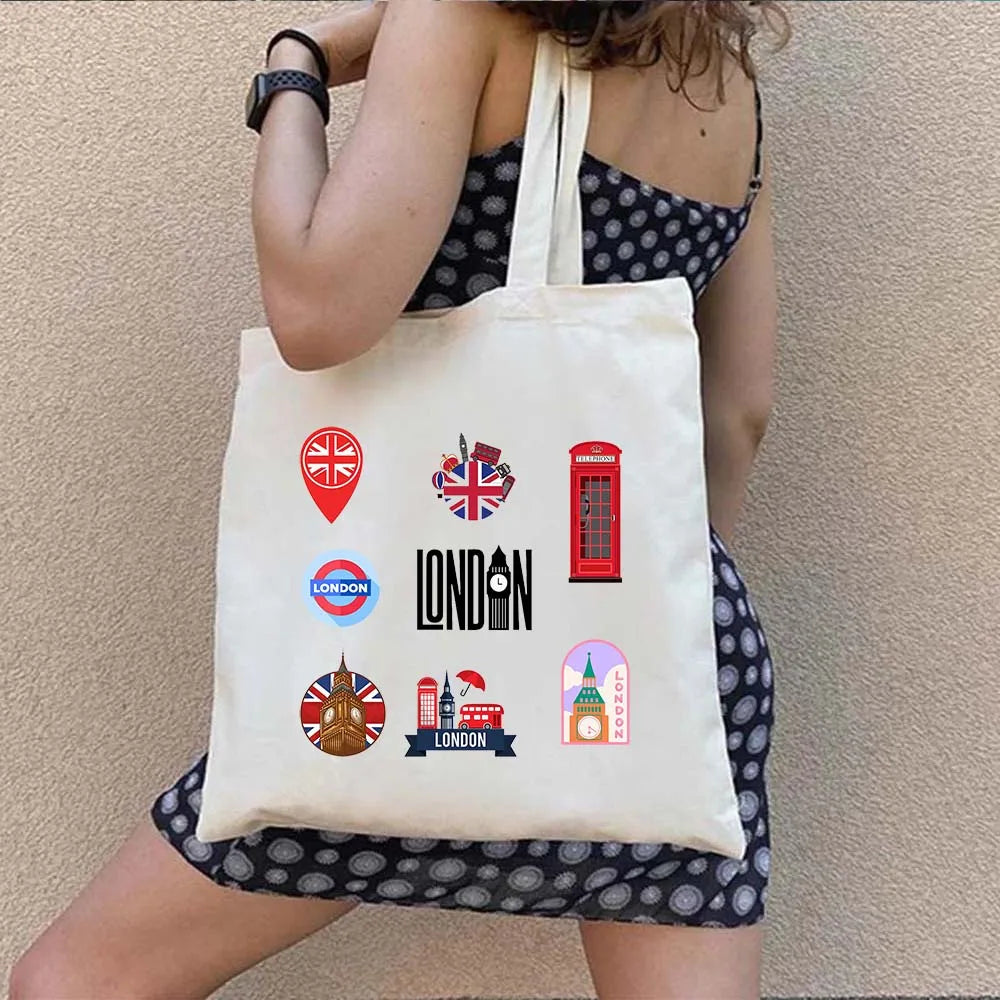 Woman's Large Capacity Canvas Tote Bag | Stylish Travel & Shopping Shoulder Handbag (Work, Gym, Grocery, Eco-Friendly)
