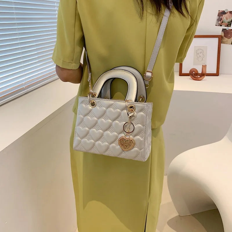Handbag Women Brand Luxury Totes | High Quality Fashion Classic Quilted Square Handle Bag & Women's Crossbody Shoulder Bags