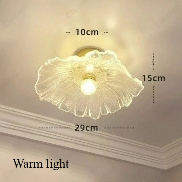 Modern Minimalist LED Flower Petal Ceiling Lamp Living Room Corridor Balcony Decorative Lighting E27