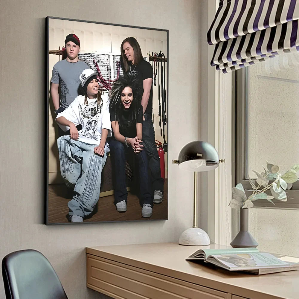 T-Tokio Hotel Poster HD Posters Home Room Bar Cafe Decor Art Wall Painting Picture