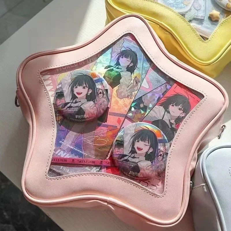 Original Cute Kawaii Ita Bag | Anime Five Pointed Star Two-dimensional Crossbody Bag &amp; Street Fashion Ulzzang Shoulder Bag
