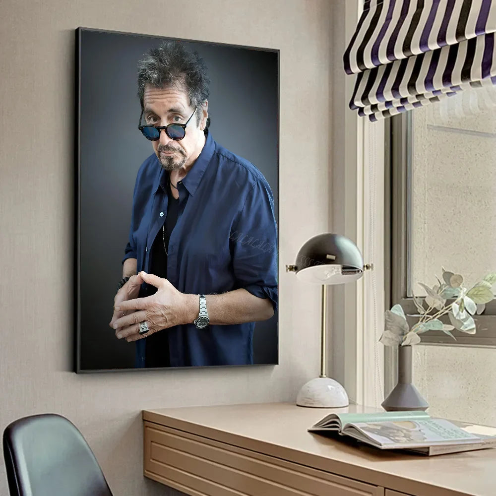 Al Pacino Poster HD Posters Home Room Bar Cafe Decor Art Wall Painting Picture