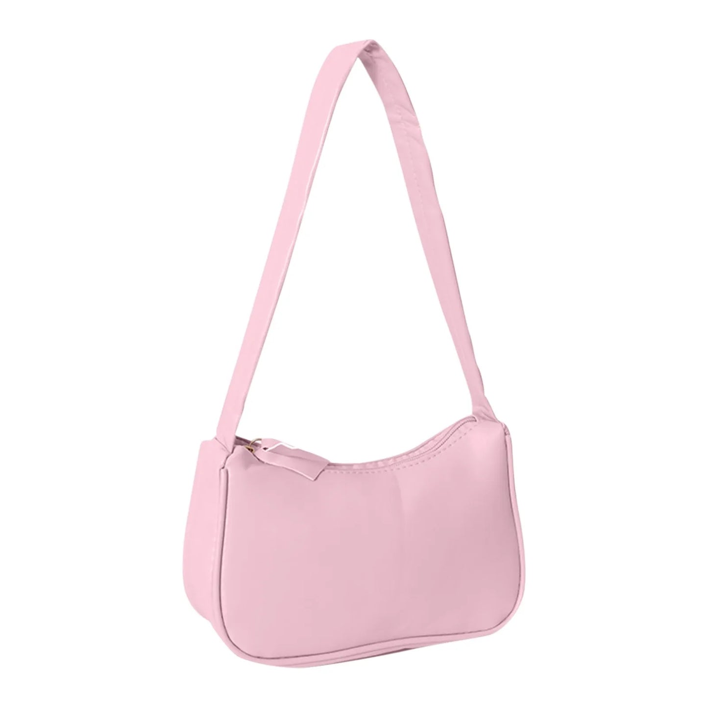 Retro Women's Solid Color Zipper Phone Bag | Hand Bag, Shoulder Bag & Armpit Bag (Mochilas Para Mujer, Mochila Y2k)