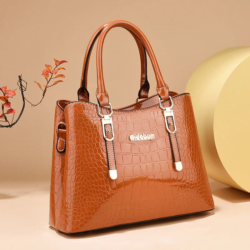 Trend Women Handbag Purses | Luxury Designer Female Soft Leather Shoulder Bag & Large Capacity Casual Crossbody Bag (Sac)