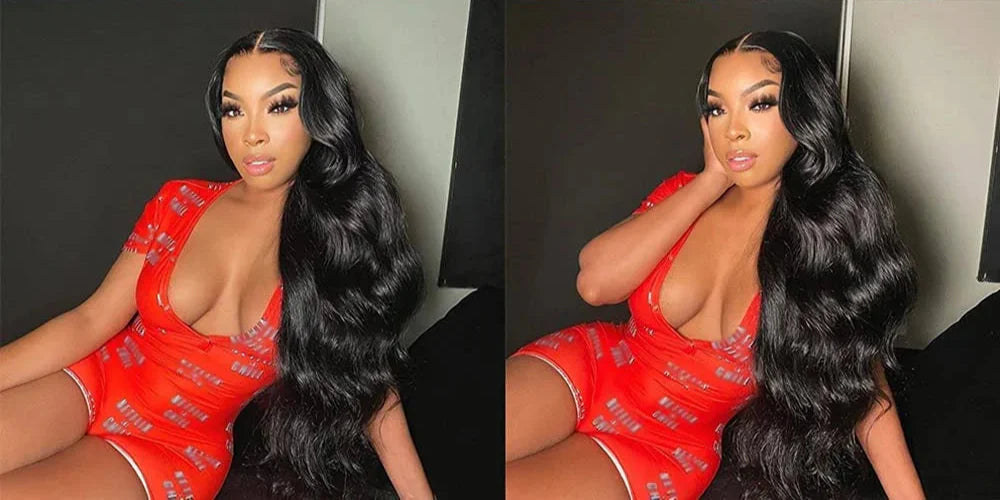 Ombre Body Wave Lace Front Wig | 180% Density Brazilian Remy Human Hair (13x4 & 4x4, Pre-Plucked)