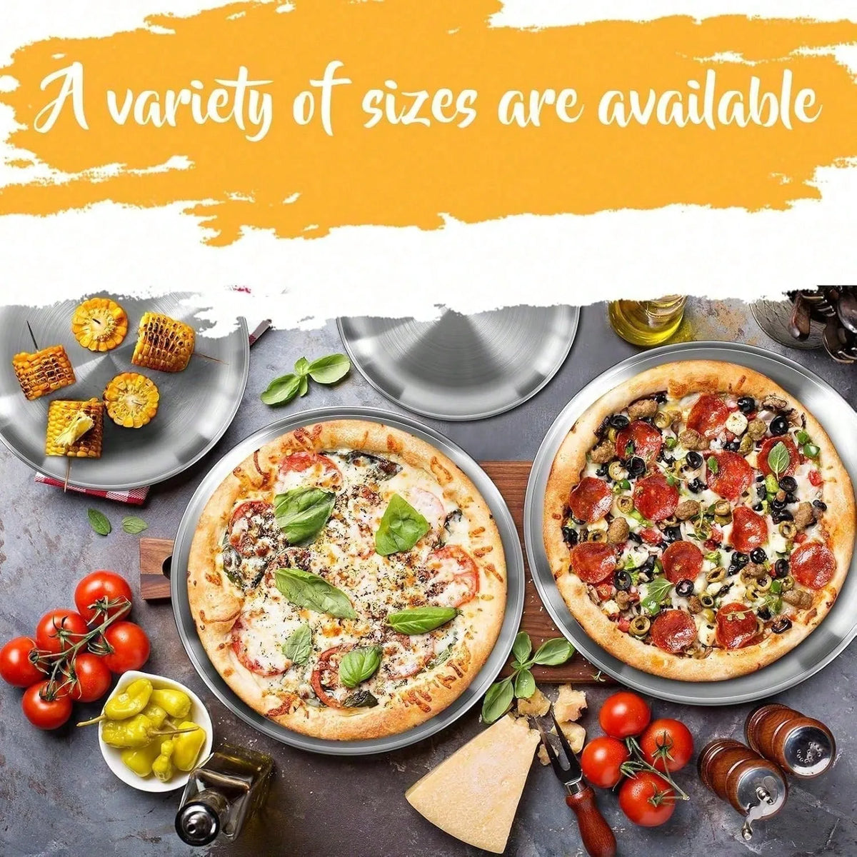 8pcs Korean Stainless Steel Barbecue Thick Gold Round Plate 17CM Barbecue Plate Steel Food Serving Trays Dinner Plates