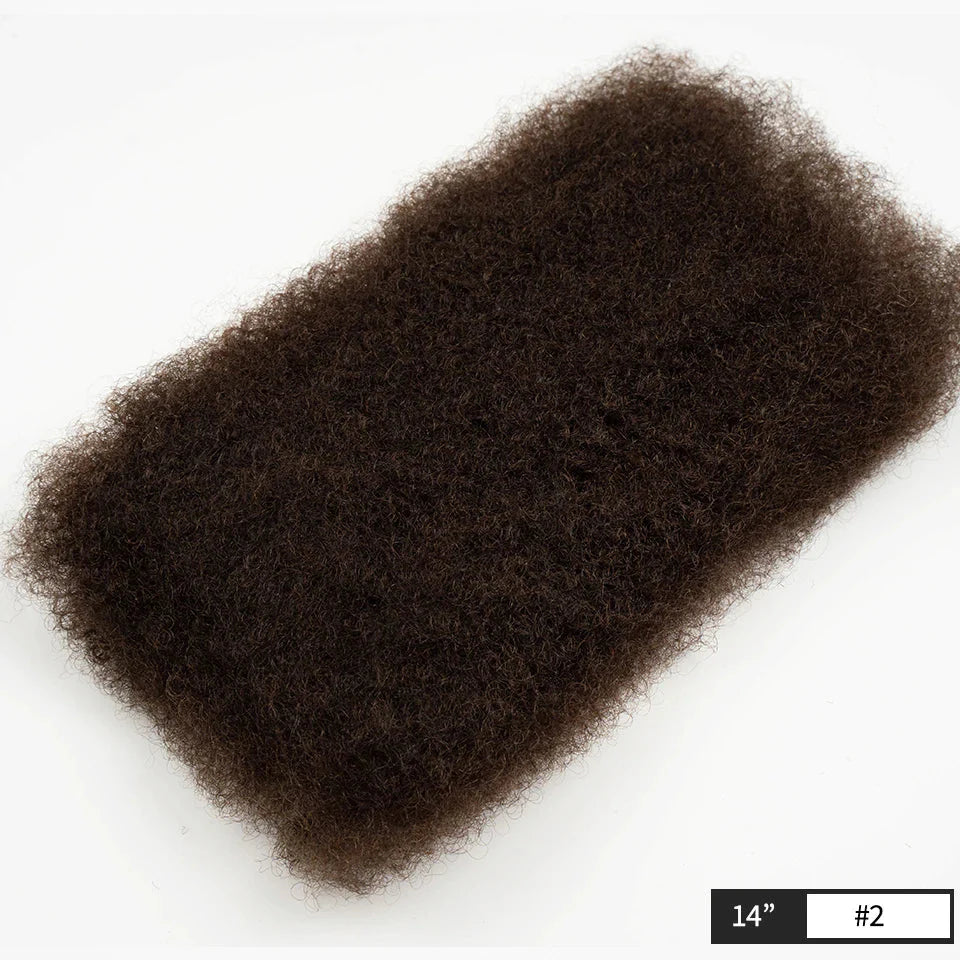 Brazilian Remy Afro Kinky Curly Bulk Hair | 50g/Pack | Dreadlock & Braid Extensions | Natural Look