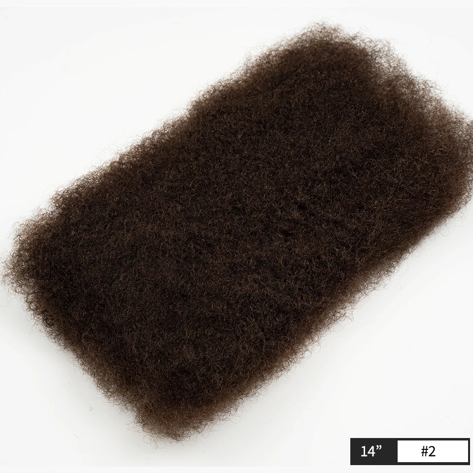 99J Burgundy Afro Kinky Bulk Human Hair | Brazilian Remy | Dreadlock & Braiding Hair | 50g