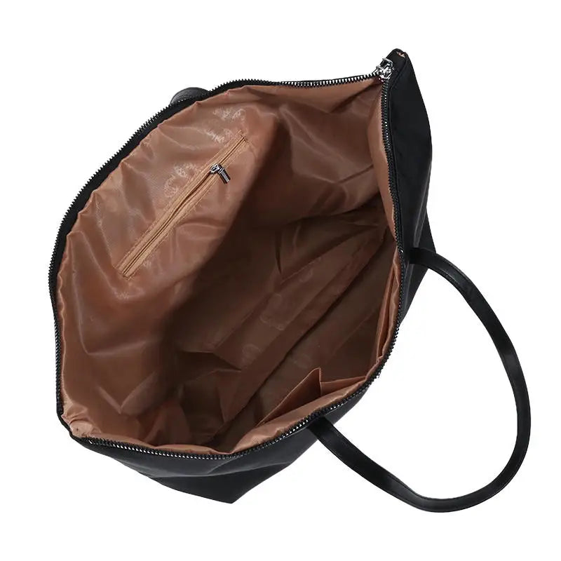 Women's Tote Bag | Simple Fashion Commuting & Shopping Shoulder Bag (New Nylon Waterproof Large Capacity Cloth Bag)
