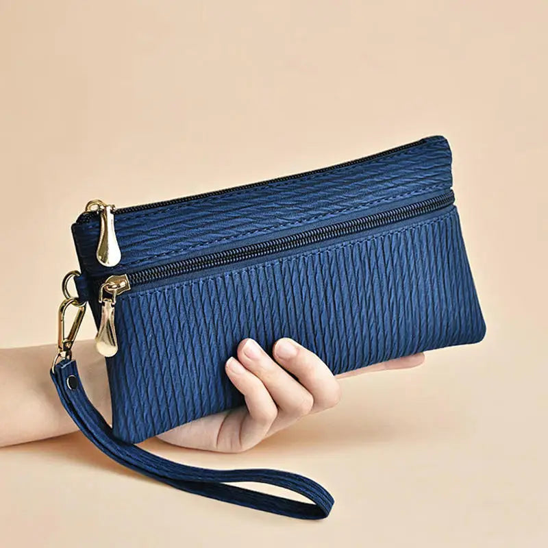 Fashion Zipper Bag Women's Wallet | Simple Coin Purse & Ladies Handbag (Mobile Phone Bag, Casual Small Square Bag)
