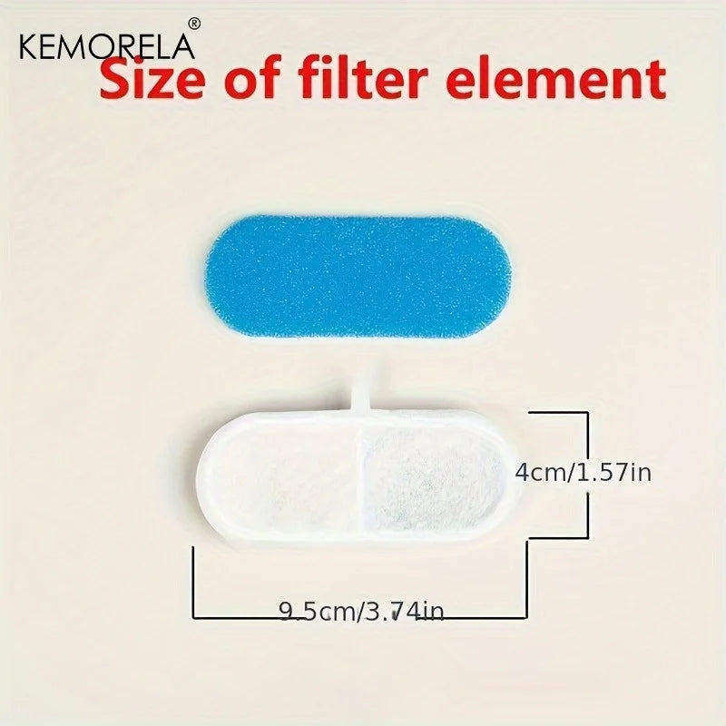 8/12PCS Activated Carbon Cat Water Dispenser Filter Fits Water Dispensers Traps Impurities & Improves Taste for Pet-Friendly