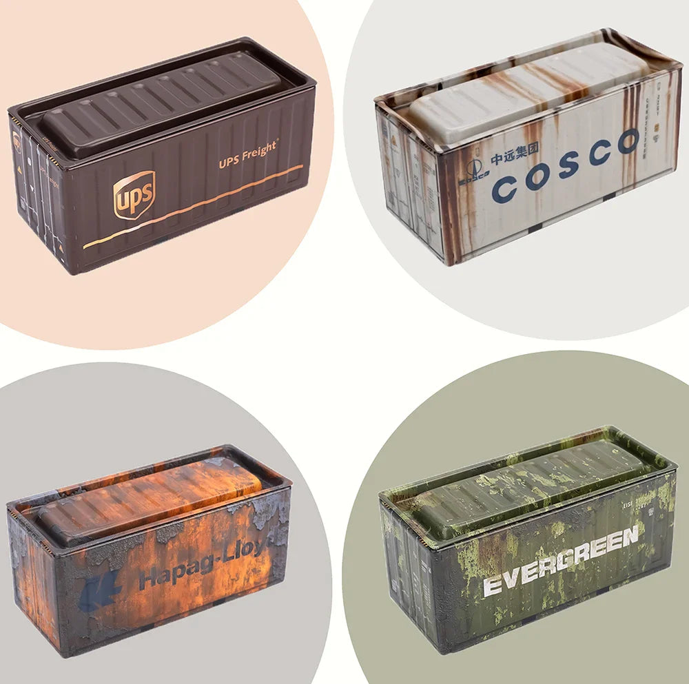 Mini Iron Storage Box Miniature Storage Iron Box Creative Decoration Collect Small Item Desktop Mini Container Model Xmas Gifts