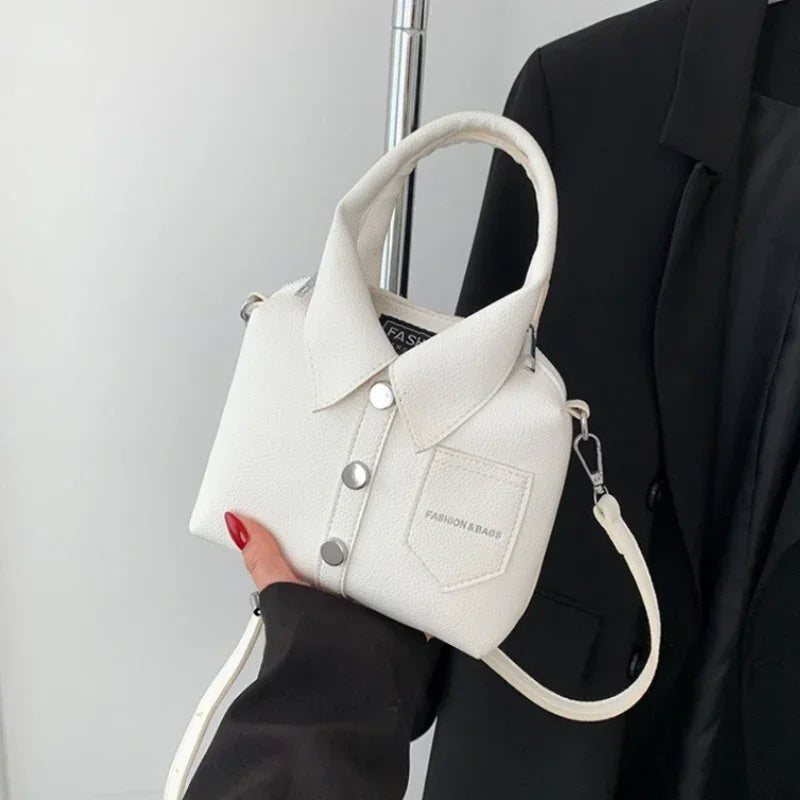 Designer Style Square Compact Shoulder & Crossbody Bag | High Quality PU Leather Handbag for Women (Zipper Closure, Unique Design)