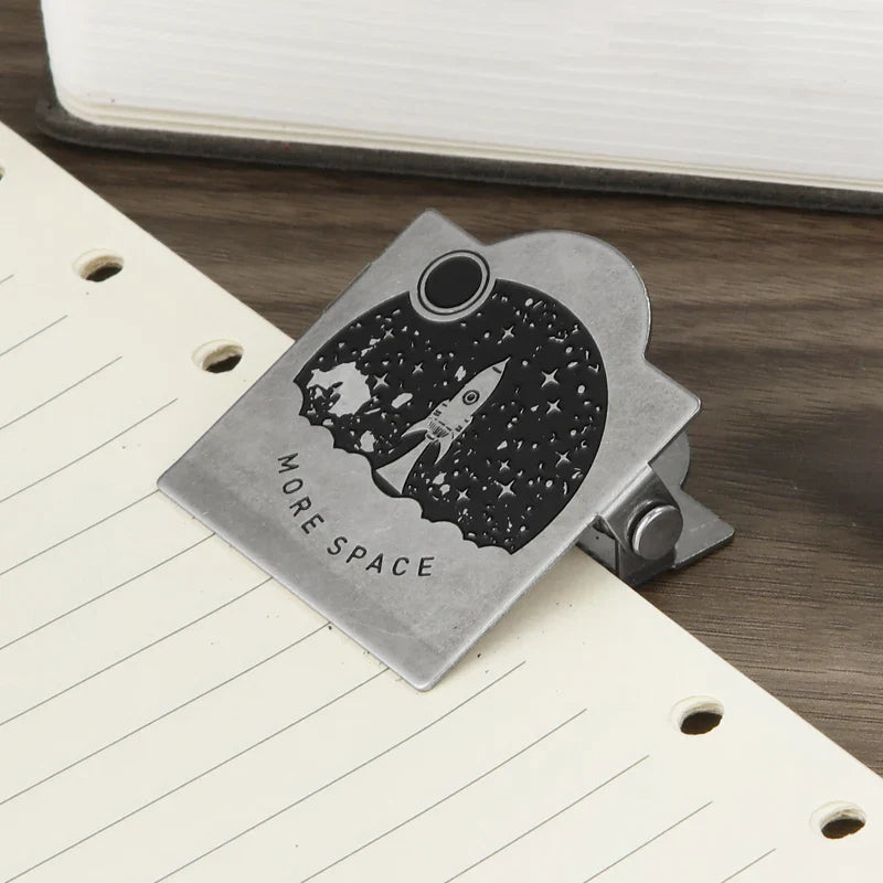 1PCS Retro Metal Binder Clips Foldback Notes Letter File Paper Clip Binding Securing Clips Office School Stationery 40mm