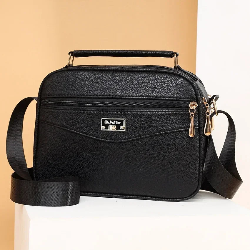 Large Capacity Foreign Trade PU Small Square Bag | New Women's Simple Handbag & Versatile Crossbody Purse