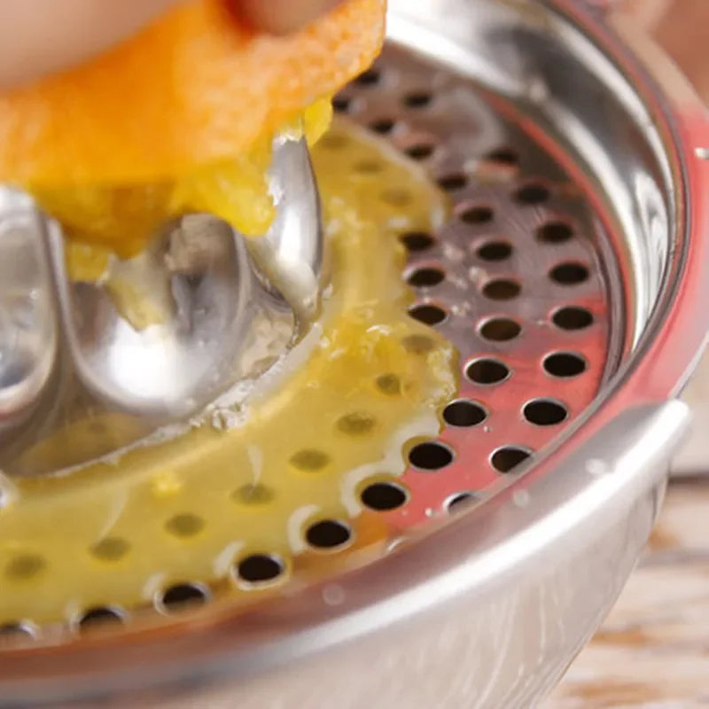 Stainless Steel Lemon Squeezer Manual Juicer For Orange Lemon Squeezer Reamers Fruit Vegetable Squeezer Cup Kitchen Tool