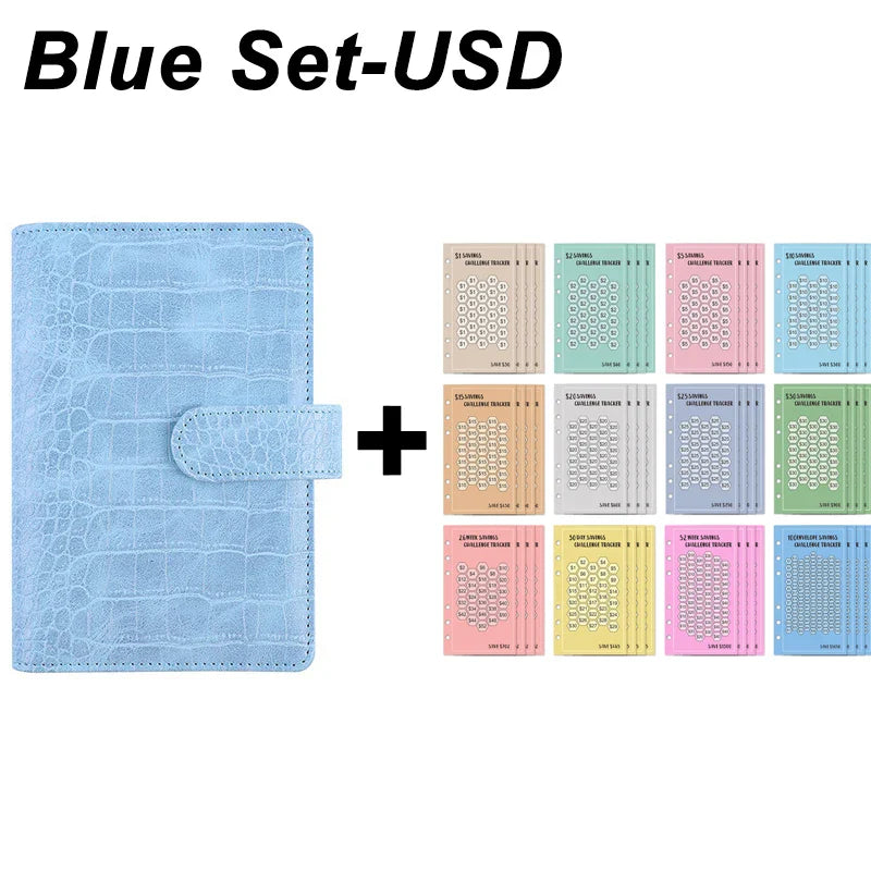 A6 100 Envelopes Eave Money, 52 Weeks Save Challenge, 30 Days Save, Euros USD Cash Envelopes Budget Planner Easy To Save