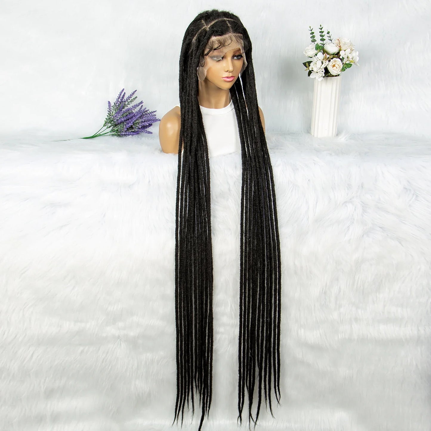 KIMA 50" Extra Long Box Braids Wig | Full Lace Front
