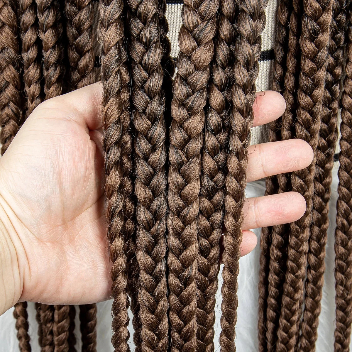 HD Lace Knotless Square Box Braids Wig | Full Lace | Baby Hair | Black Women