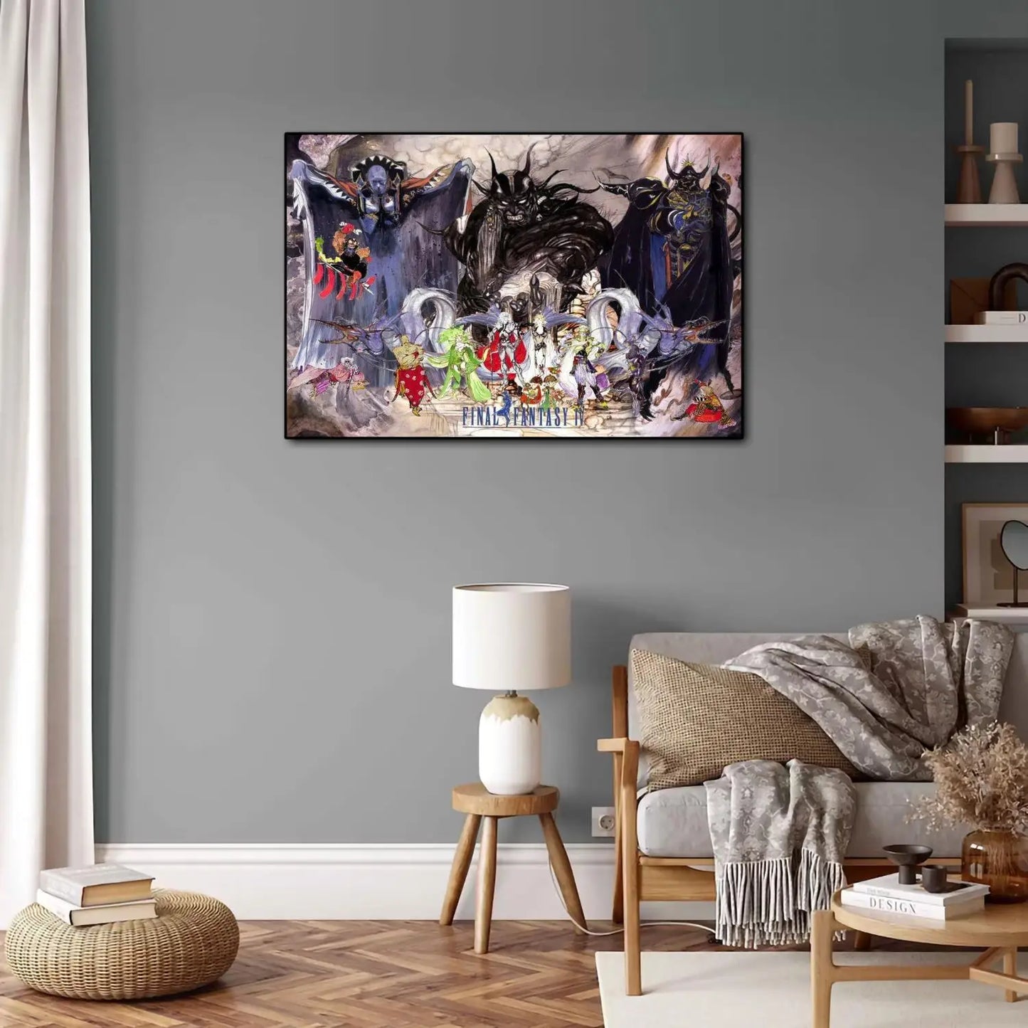 Yoshitaka Amano Final Fantasy Anime Video Game Canvas Art Poster and Wall Art Picture Print Modern Family bedroom Decor Posters