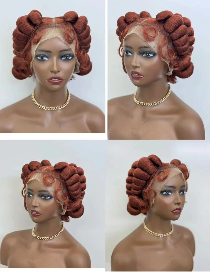 HD Full Lace Knotless Box Braids Wig | Handmade African Braiding Hair