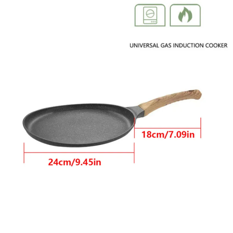Thousand Layer Pizza Baking Tray Steak Pancake Kitchen Electric Stove Gas Stove Universal Non Stick Frying Pan Flat Bottomed Pan