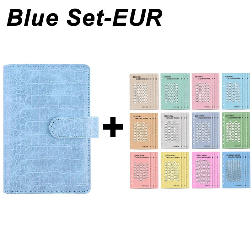 A6 100 Envelopes Eave Money, 52 Weeks Save Challenge, 30 Days Save, Euros USD Cash Envelopes Budget Planner Easy To Save