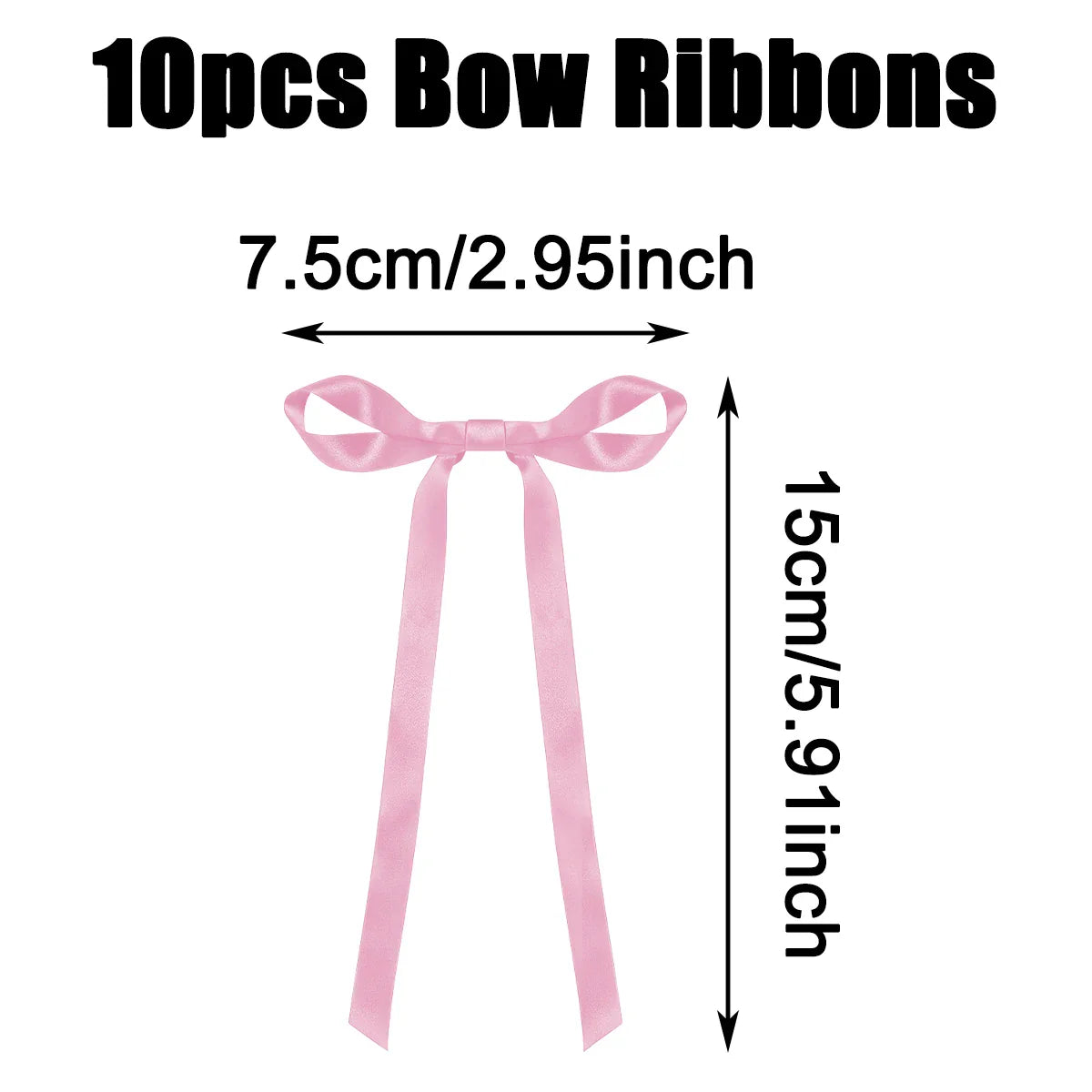 Pink Red Bow Ribbon Cake Decoration Desserts Home Decor Birthday Party Decor Kids Valentine’s Day Romantic Evening Events Decor