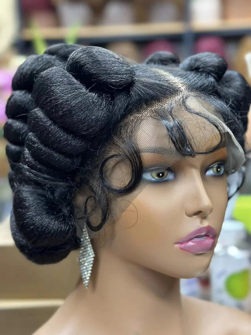 HD Full Lace Knotless Box Braids Wig | Handmade African Braiding Hair