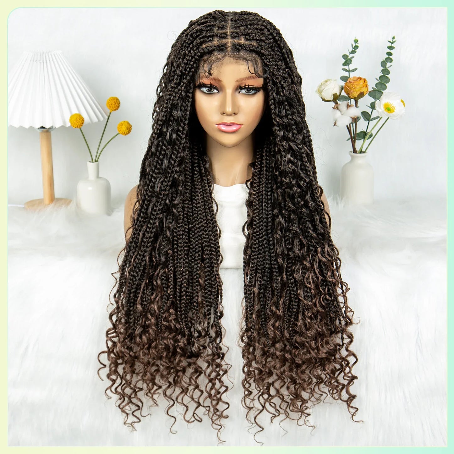 KIMA Box Twisted Dreadlocks Wig | Full Lace Front with Baby Hair
