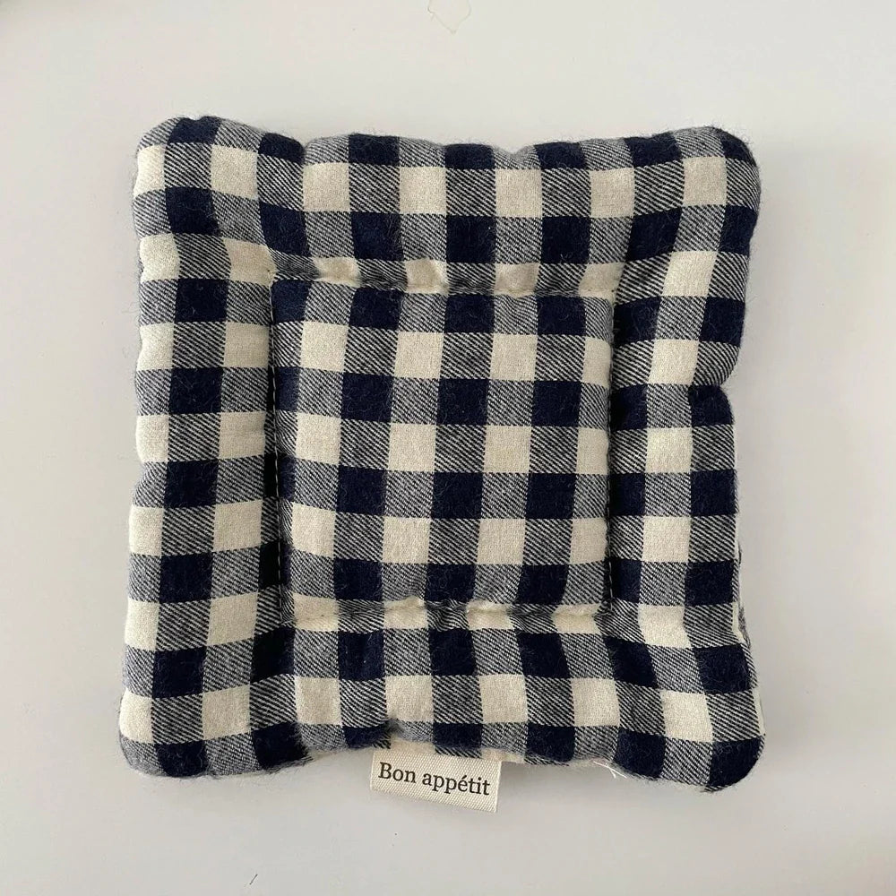 Coaster Fresh Pastoral Style Cotton Coaster Cloth Insulation Pad Table Mat Placemat Home Decoration Kitchen Accessories