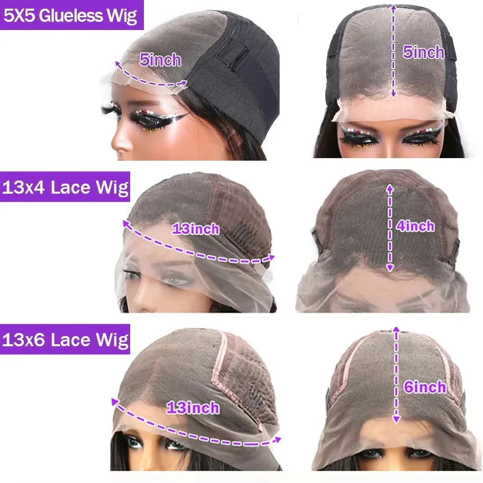 12A Brazilian Hair 36/40 Inch Body Wave 13x4 HD Lace Frontal Wig | Glueless | 100% Raw Human Hair | Ready to Wear