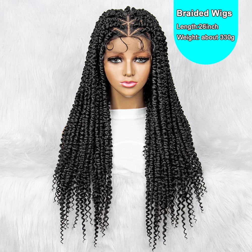 Knotless Box Braids Wig | Full Lace Front with Baby Hair