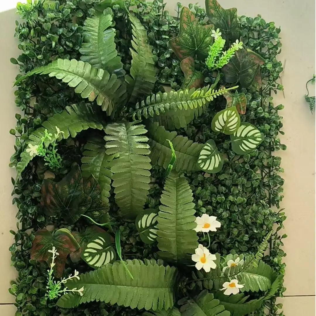 1pc Artificial Mat Greenery Panels Topiary Hedge Plant, Privacy Hedge Screen Suitable