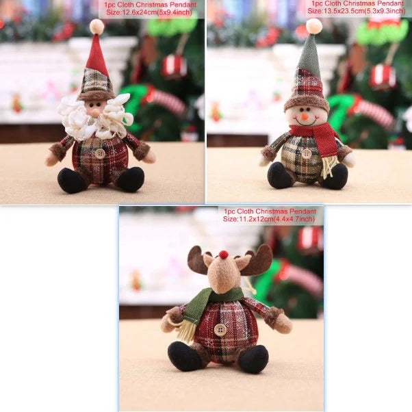 Christmas Doll Ornaments Merry Christmas Decorations For Home Table Decor Xmas Gift 2025 Navidad Natal New Year Decor 2026 Noel