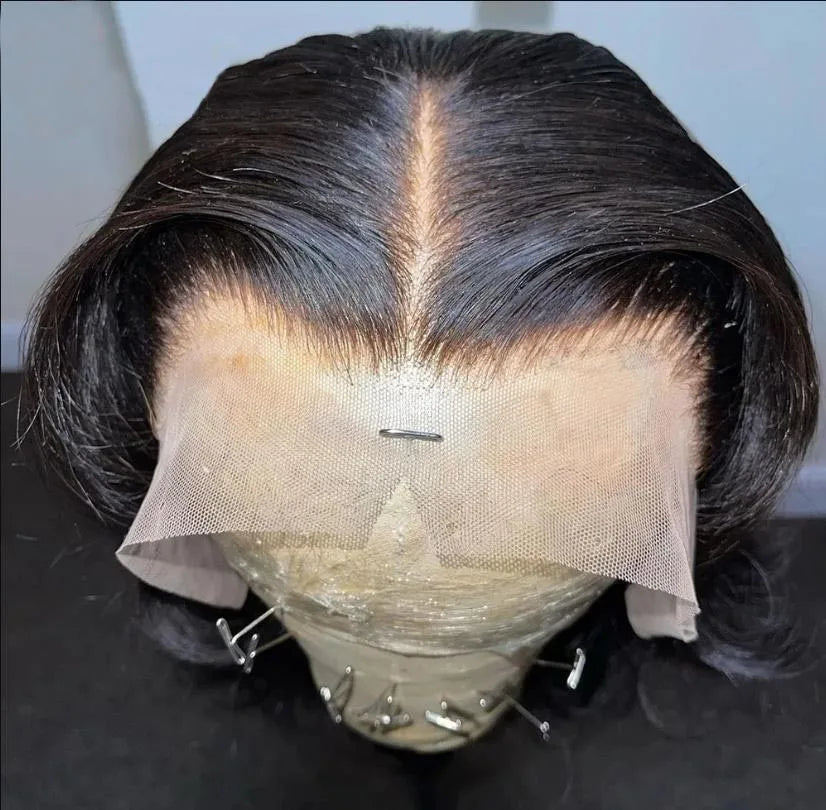 Straight & Body Wave 13x4 Transparent Lace Frontal Wig | Deep Part Pre-Plucked Brazilian Human Hair