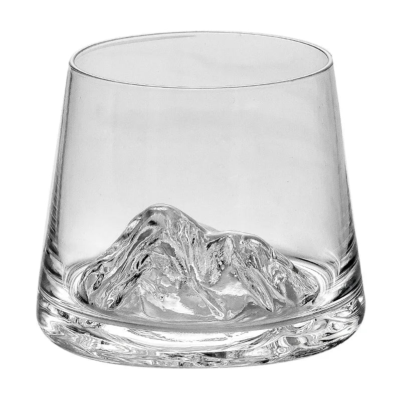 Whiskey Glass Premium Tea Cup Iceberg Bottom Glass Cup Foreign Wine Cup Beer Cup