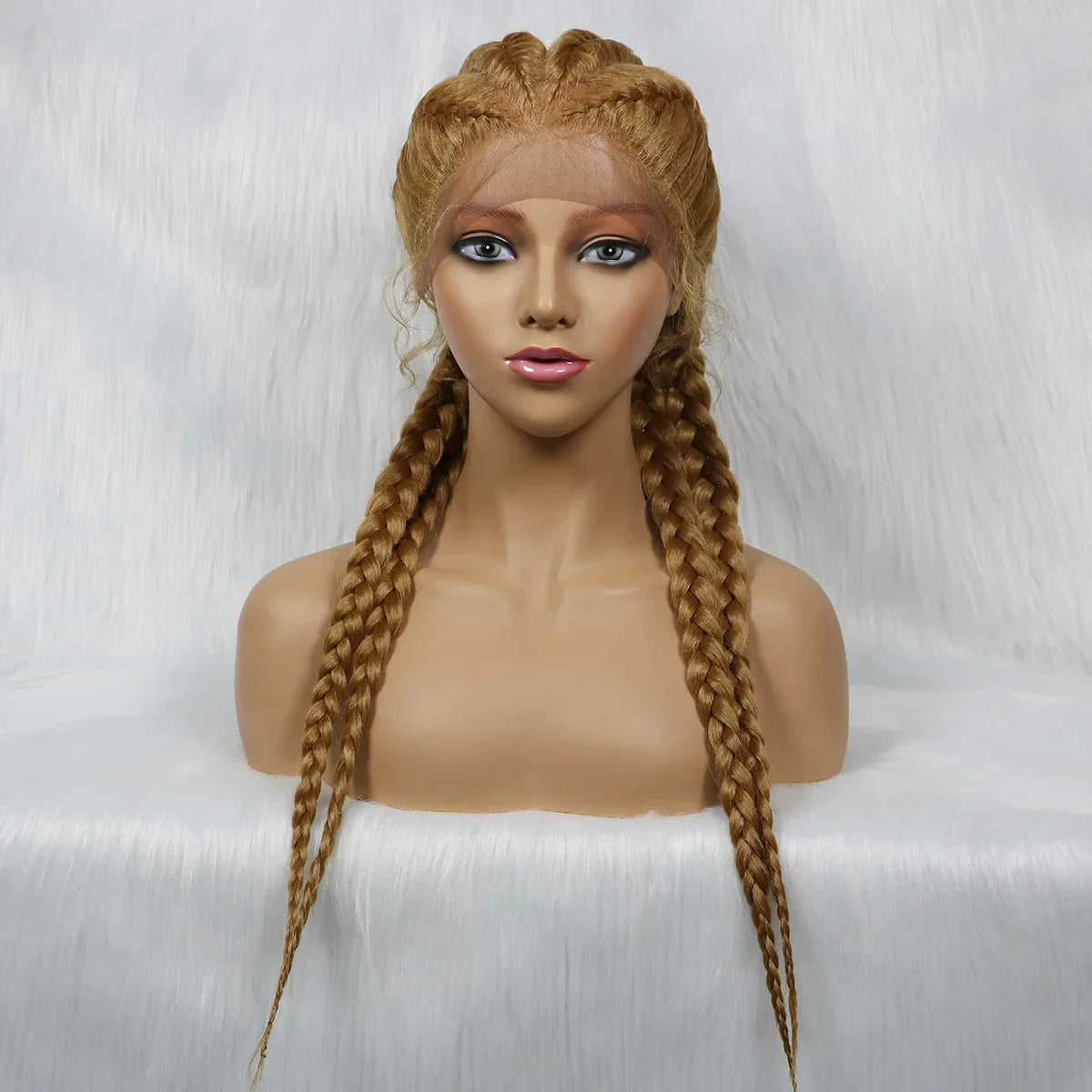 KIMA New Arrival 26" Braided Wig | Lace Front with Baby Hair