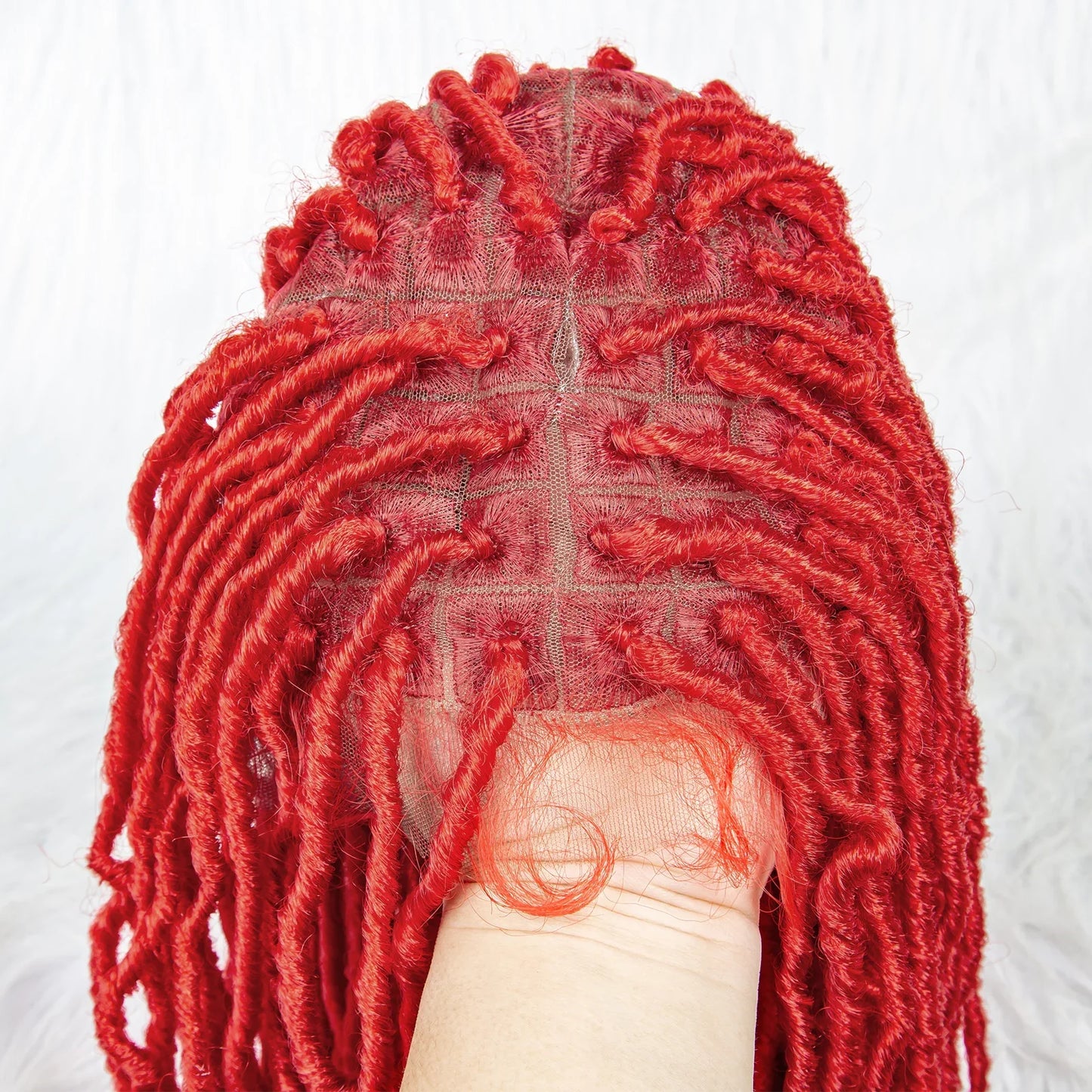 KIMA 36" Colorful Dreadlocks Braids Wig | Full Lace Front & Baby Hair