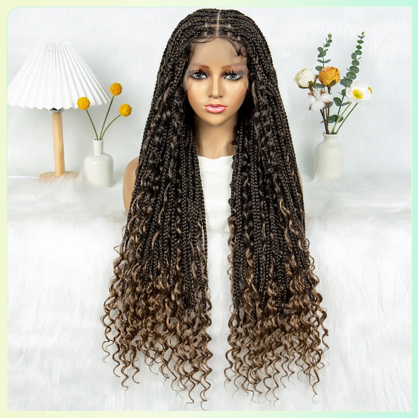 KIMA Box Twisted Dreadlocks Wig | Full Lace Front with Baby Hair