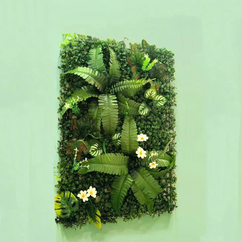1pc Artificial Mat Greenery Panels Topiary Hedge Plant, Privacy Hedge Screen Suitable