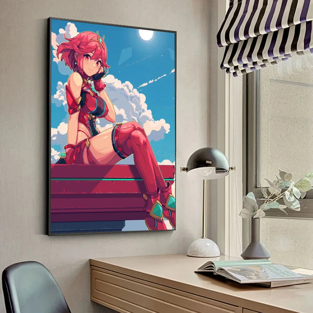 X-Xenoblade Chronicles 2 Poster HD Posters Home Room Bar Cafe Decor Art Wall Painting Picture