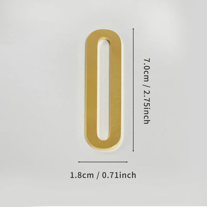 Golden Door Number with Magnets 7cm Metal House Number Apartment Door Number for Outdoor Hotel Home Mailbox Label