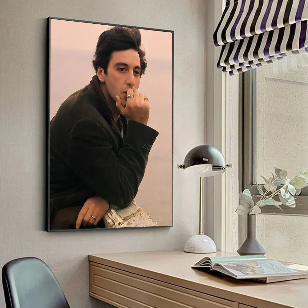 Al Pacino Poster HD Posters Home Room Bar Cafe Decor Art Wall Painting Picture