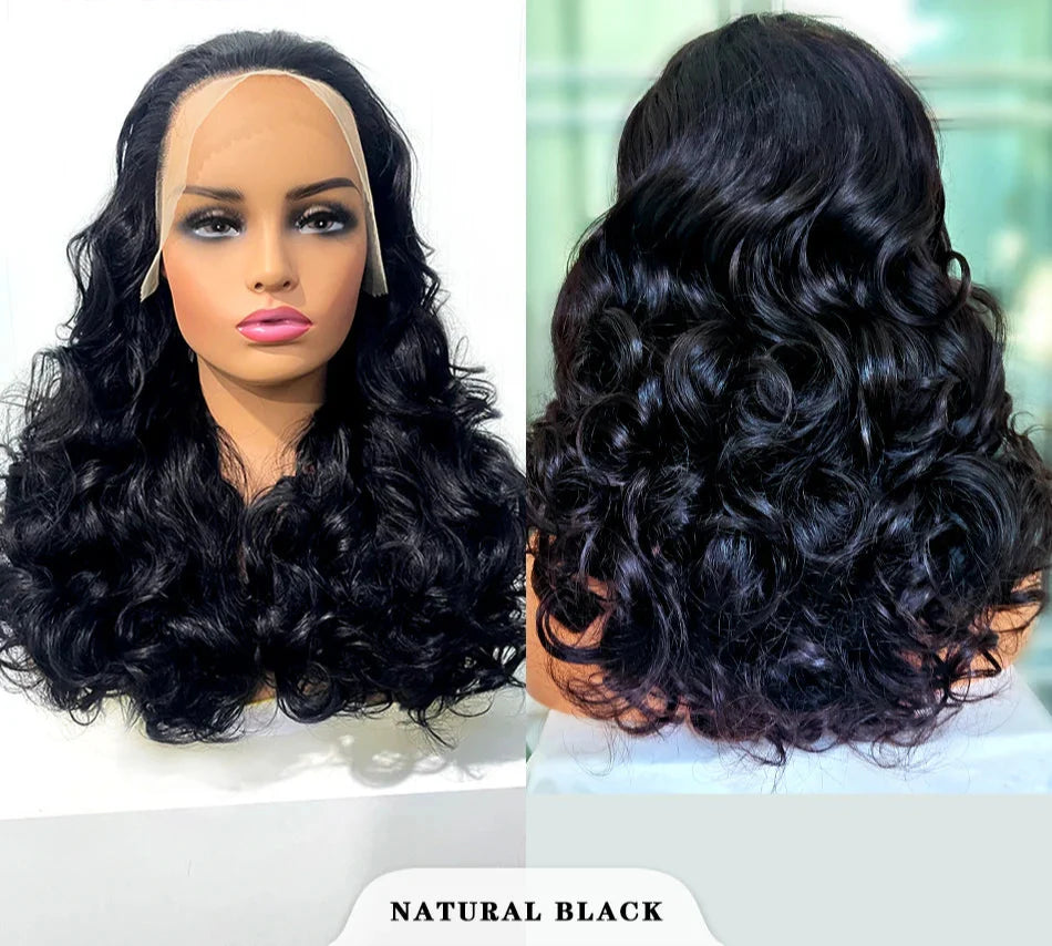 Vietnamese Remy Hair 4x4 Lace Closure Wig | Body Wave | 250% Density | Double Drawn | Glueless | Wear & Go | Natural Black